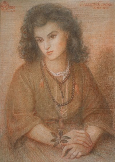 Calliope Coronio, después de Dante Gabriel Rossetti, 1869 de Henry Treffry Dunn